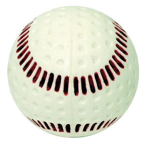 Baden Seamed Machine Baseball - 9" White, Exclusive Patented Design