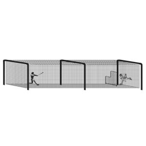 BSN Varsity Tunnel Frame - 3-Sections – Optimal Support for Compact Batting Cages