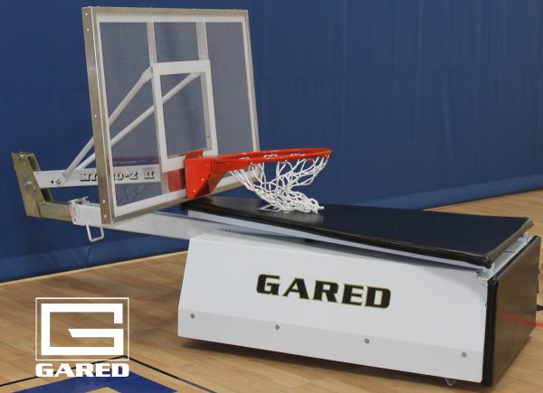 Gared Sports Micro-Z54 Recreational Portable Basketball Goal - Retracted