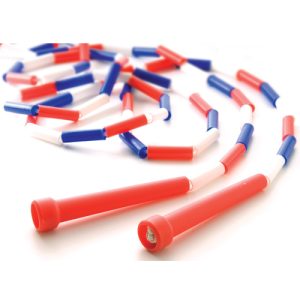 9' Segmented Skip Rope Red/White/Blue